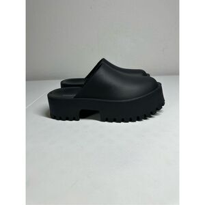 Free People X Jeffrey Campbell Bae Platform Mules Black NIB Size 8  Chunky Clogs